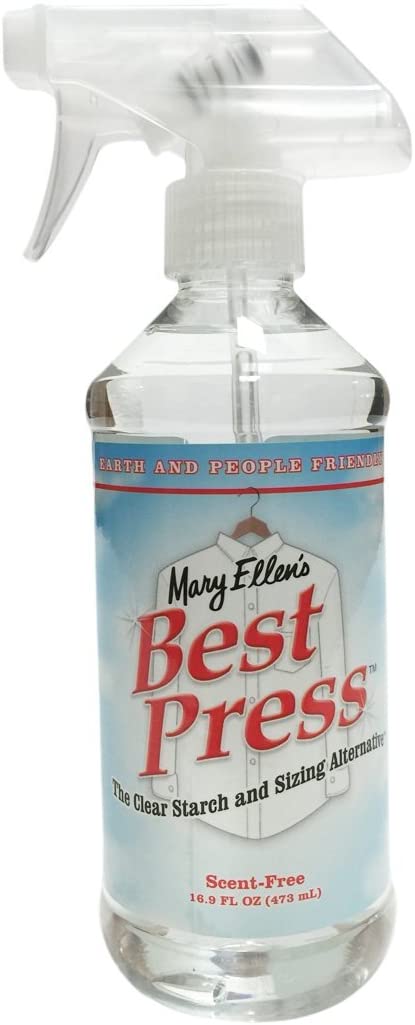 Mary Ellen's Best Press Clear Starch Alternative 16-Ounce, Scent Free