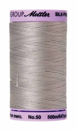 Silk-Finish 50wt Solid Cotton Thread 547yd/500M by Mettler