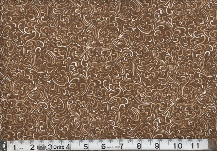 BreezeWay by MDG Quilt back - 108 - Chocolate