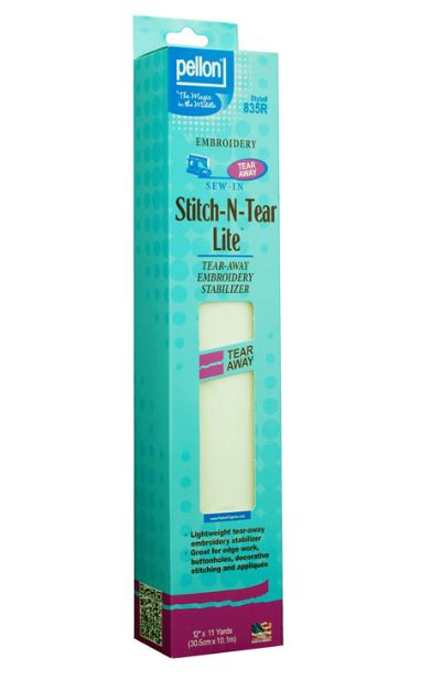 2pc Water Soluble Stabilizer Embroidery Stick And Stitch