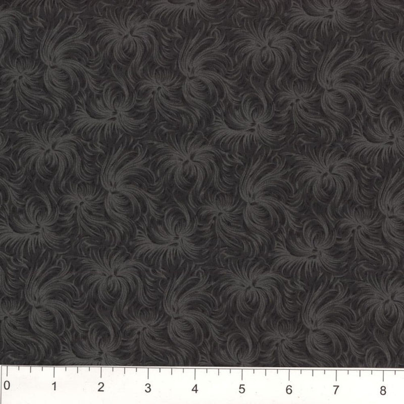 Day Dream by MDG Quilt back - 108 - Black