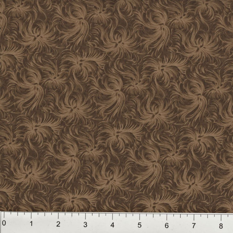 Day Dream by MDG Quilt back - 108 - Brown