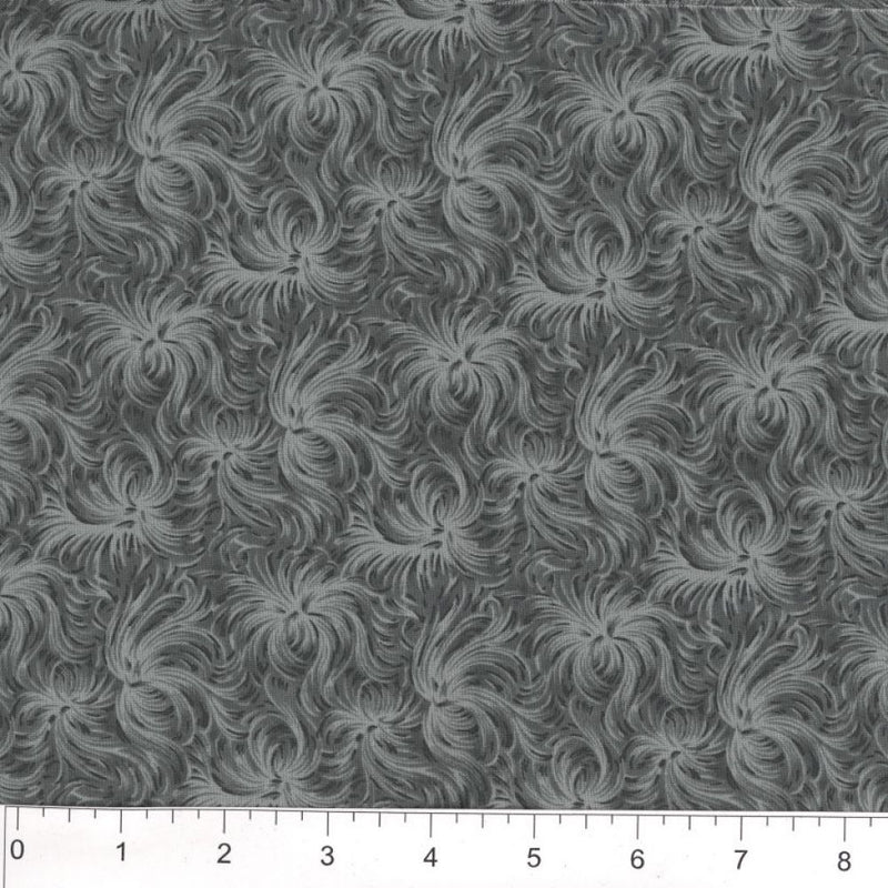 Day Dream by MDG Quilt back - 108 - Steel Gray