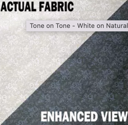 Tone on Tone - White on Natural QSB-ST21114-WT