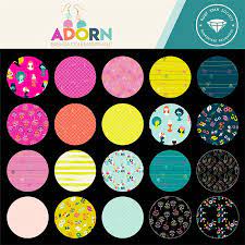 Adorn Charm Pack by Ruby Star Society for Moda Fabrics. RS1018-pp