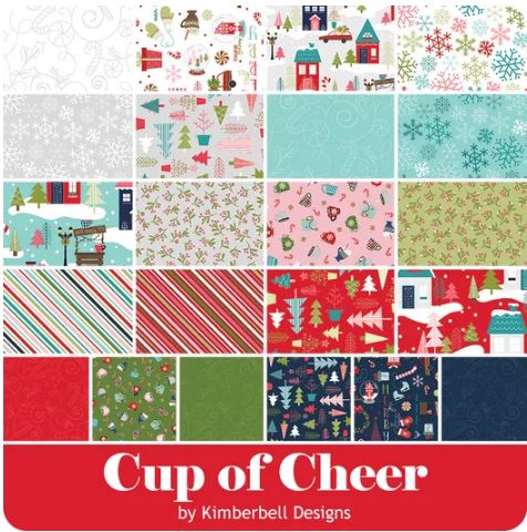 Cup of Cheer layer cake  42-10" by Kimberbell Designs for Maywood Studio SQ-MASCUP