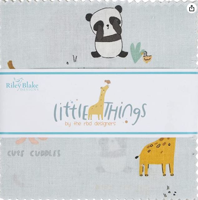 Little Things 5" Stacker 42 5-inch Squares Charm Pack Riley Blake Designs 5-12150-42