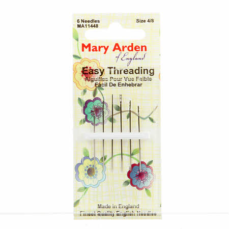 Mary Arden Self / Easy Threading Needles Assorted Sizes 4/8 6ct # MA114-48